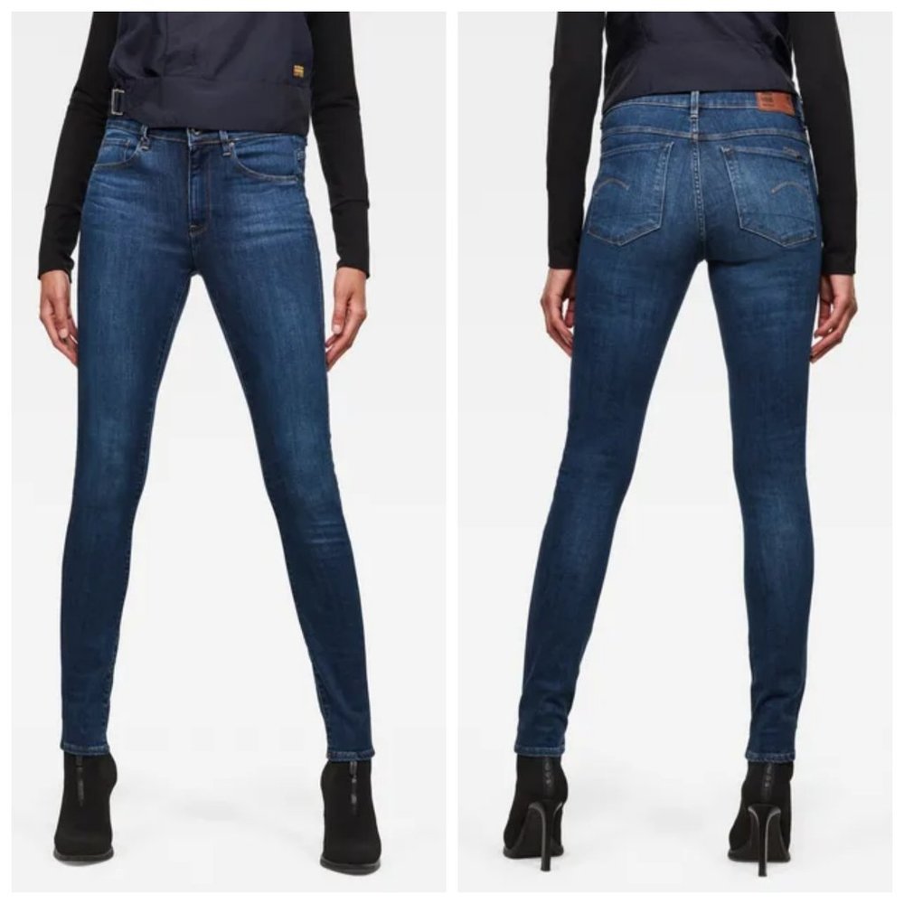 G STAR RAW High Rise Skinny Jeans